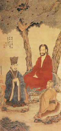 Lao,Buddha,Confucious