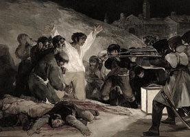 Detail from Third Of May 1808 by Francisco Goya