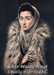 Lady with fur
